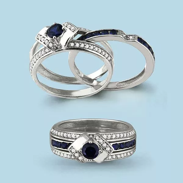 Кольцо, артикул LV64297Б, серебро