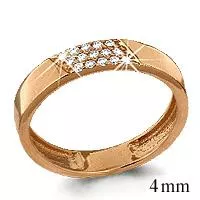 Золотое кольцо  - артикул LV61674А