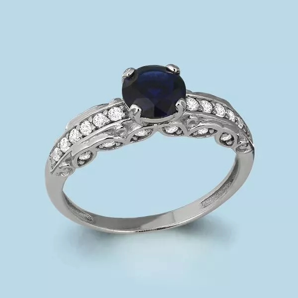 Кольцо, артикул LV64278Б, серебро