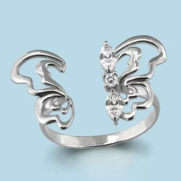 Кольцо из серебра, артикул LV64265А