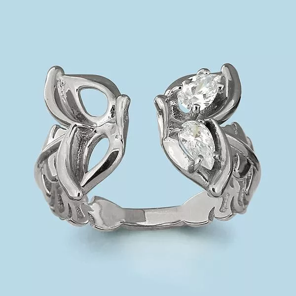 Кольцо, серебро, артикул LV64264