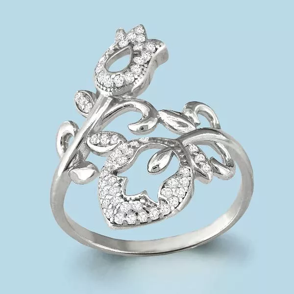 Кольцо, серебро, артикул LV64249А