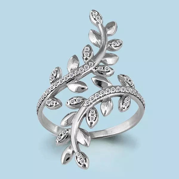 Кольцо, артикул LV64247А, серебро