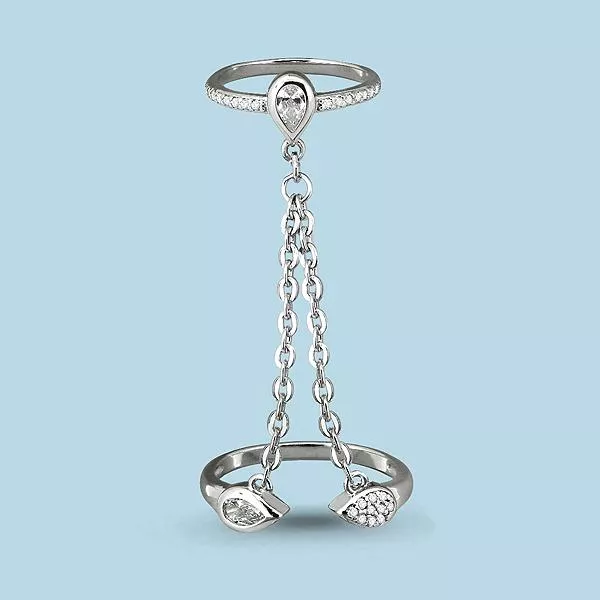 Кольцо из серебра, артикул LV64222А