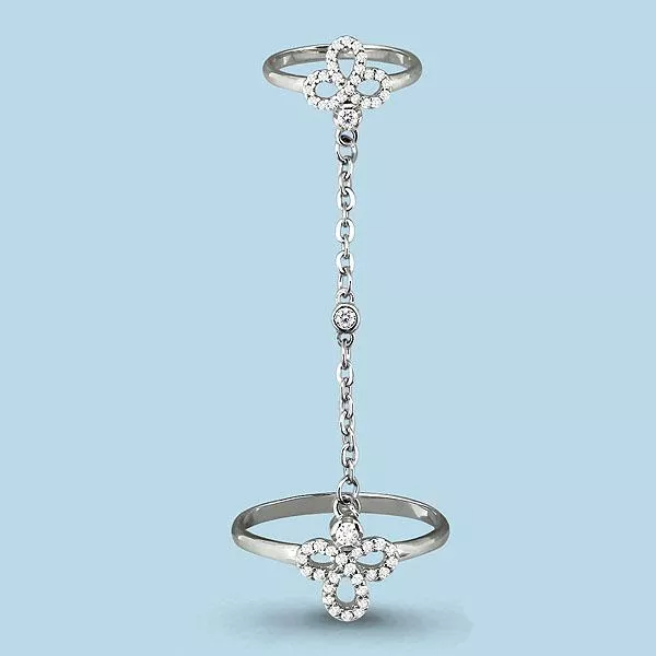 Кольцо, артикул LV64221А, серебро