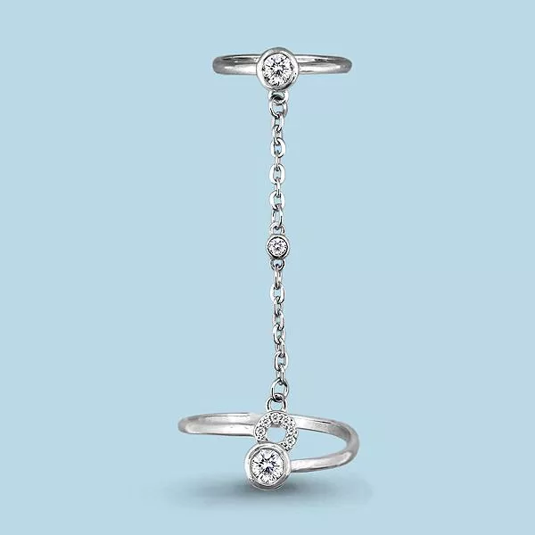 Кольцо из серебра, артикул LV64220А