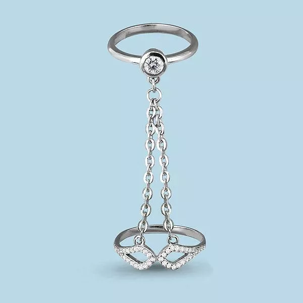 Кольцо, артикул LV64217А, серебро