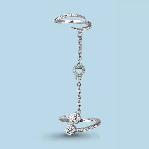 Кольцо из серебра, артикул LV64216А