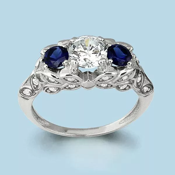 Кольцо из серебра, артикул LV64201Б