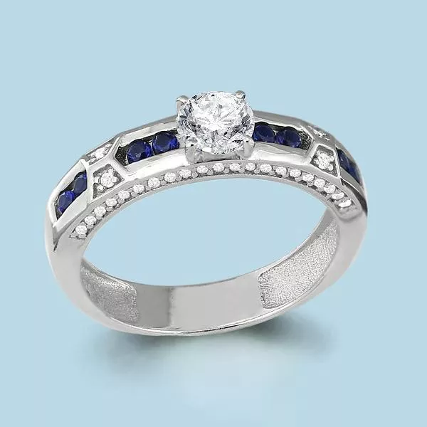 Кольцо, серебро, артикул LV64199Б