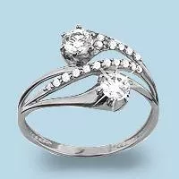 Кольцо, серебро, артикул LV64192А