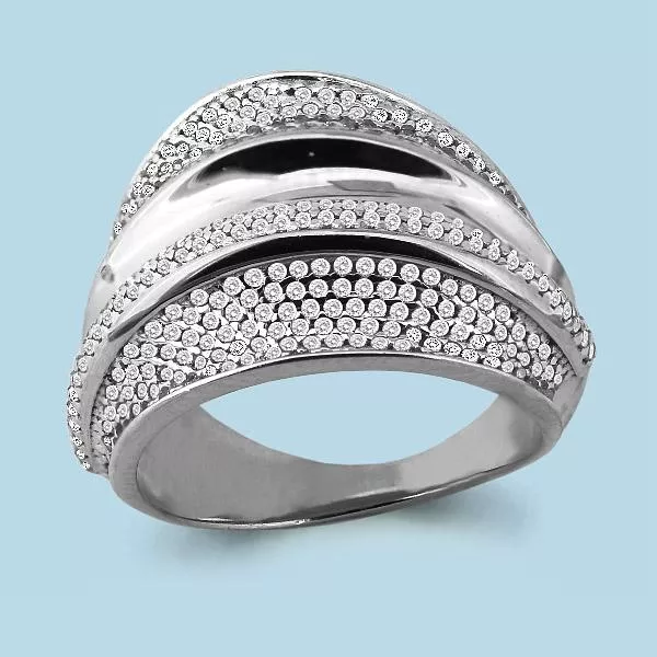 Кольцо из серебра, артикул LV64191А