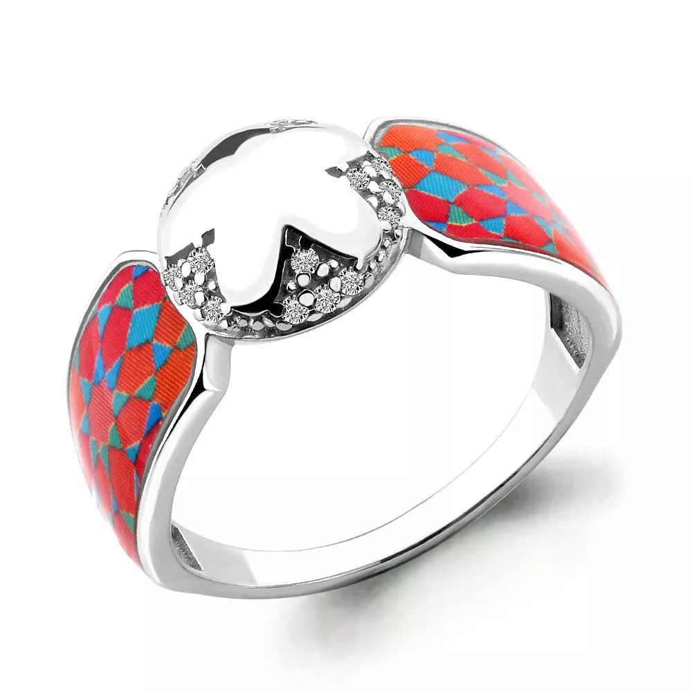 Кольцо из серебра, артикул LV64175А