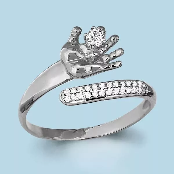 Кольцо, серебро, артикул LV64152А