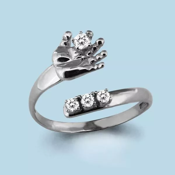 Кольцо, артикул LV64151А, серебро