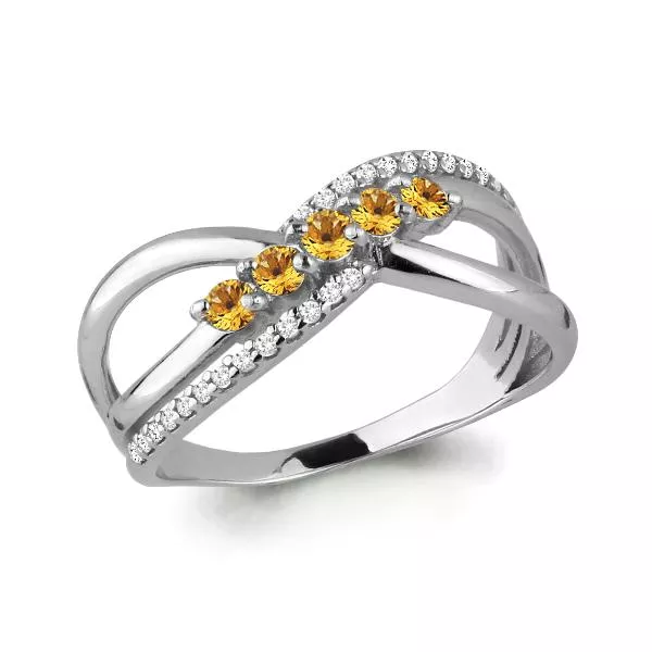 Кольцо из серебра, артикул LV6414006А