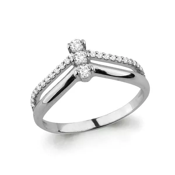 Кольцо, артикул LV64138А, серебро