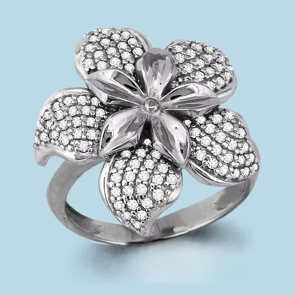 Кольцо из серебра, артикул LV64076А