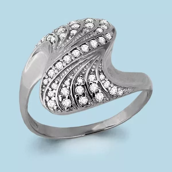 Кольцо, серебро, артикул LV64039А