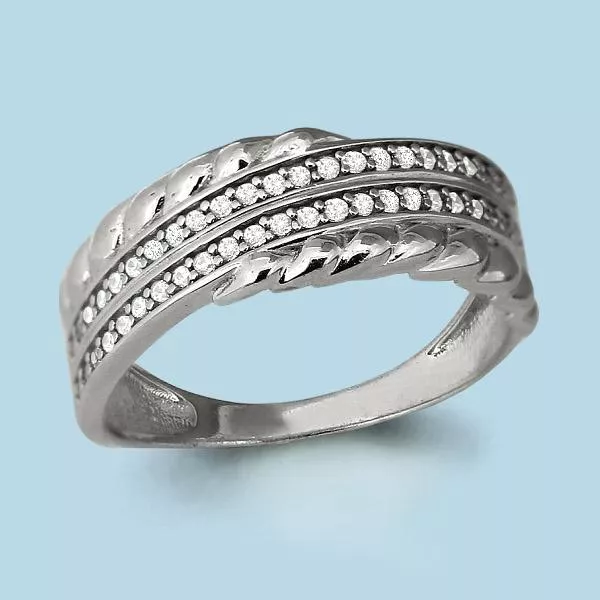 Кольцо из серебра, артикул LV64022А