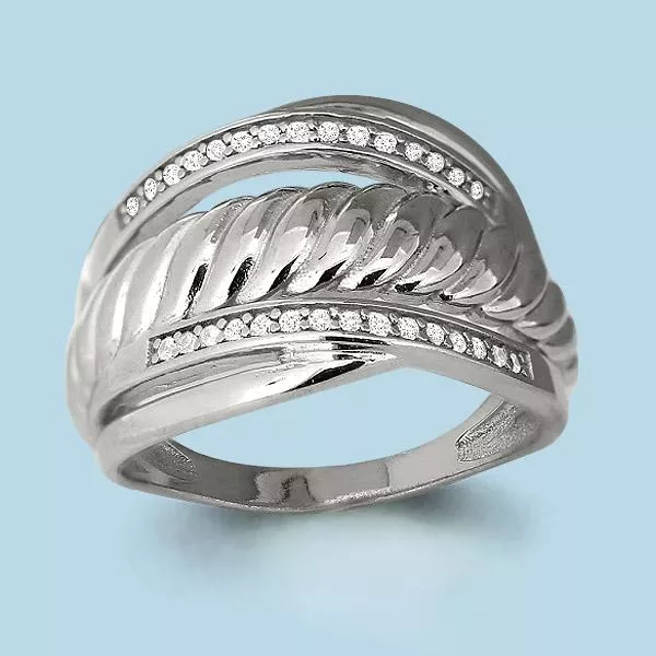 Кольцо, артикул LV64021А, серебро