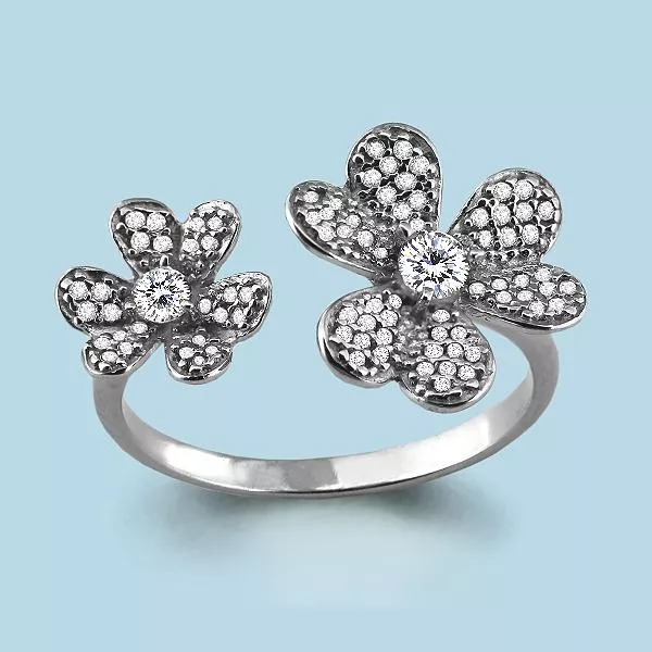 Кольцо, серебро, артикул LV64009А