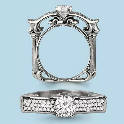 Кольцо, артикул LV64004А, серебро