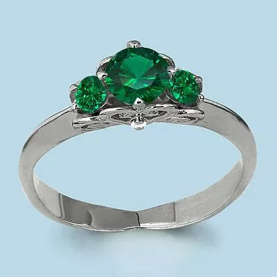 Кольцо из серебра, артикул LV64003П