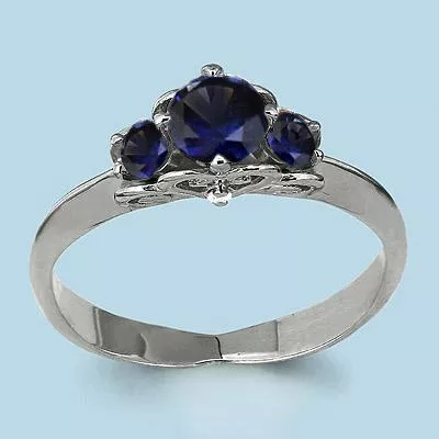 Кольцо, серебро, артикул LV64003Н