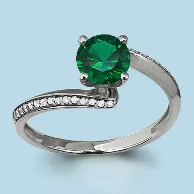 Кольцо из серебра, артикул LV64002Г