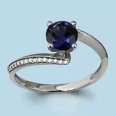 Кольцо из серебра, артикул LV64002Б