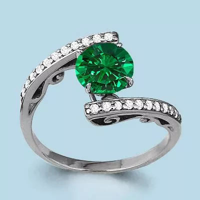 Кольцо из серебра, артикул LV63987Г