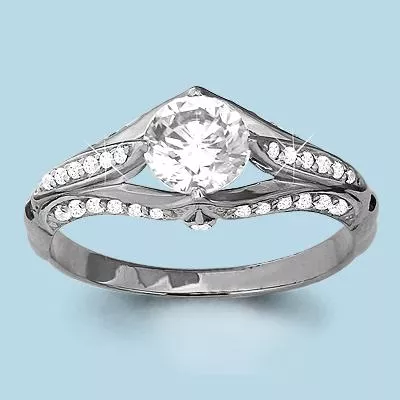 Кольцо, артикул LV63973А, серебро