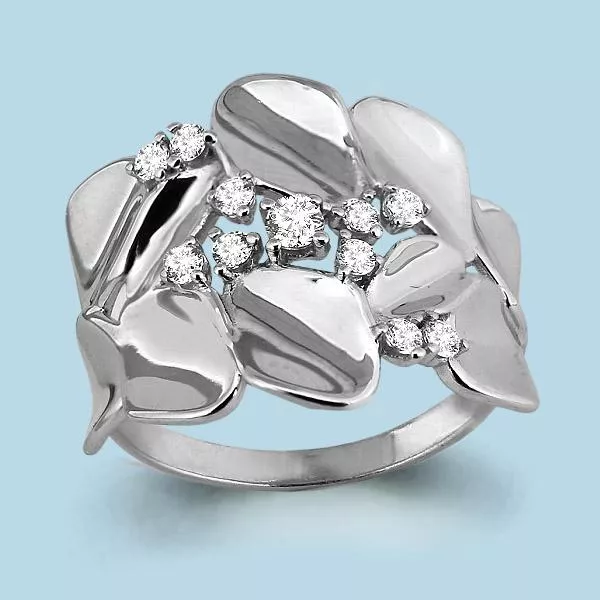 Кольцо, артикул LV63934А, серебро