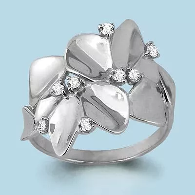 Кольцо, серебро, артикул LV63933А