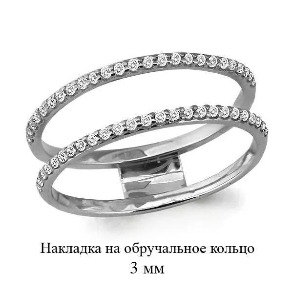 Кольцо из серебра, артикул LV63916А