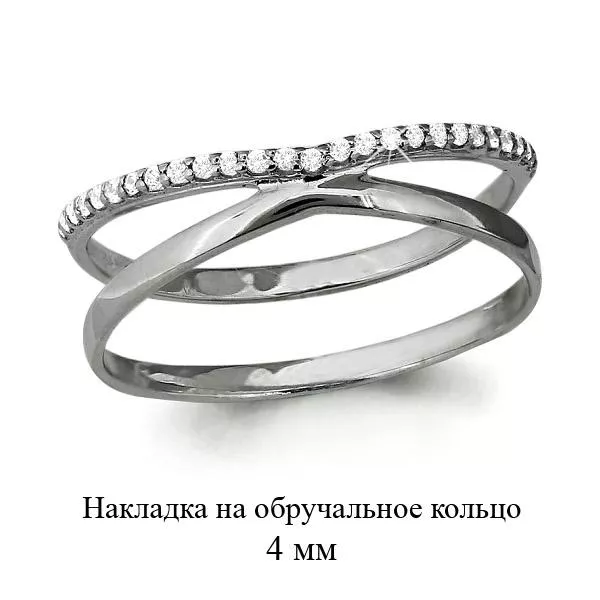 Кольцо, артикул LV63905А, серебро