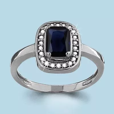 Кольцо, артикул LV63902Б, серебро