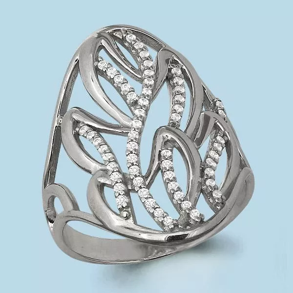 Кольцо, артикул LV63885А, серебро