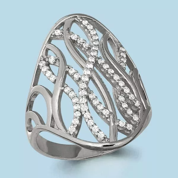 Кольцо, серебро, артикул LV63884А