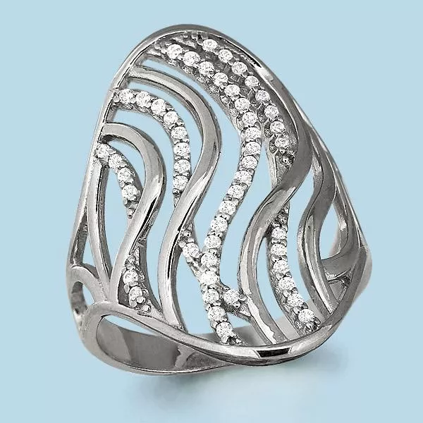 Кольцо, артикул LV63882А, серебро