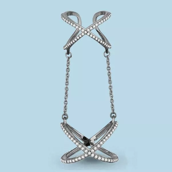 Кольцо из серебра, артикул LV63858А