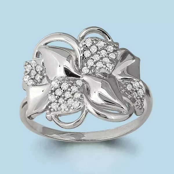 Кольцо из серебра, артикул LV63855А