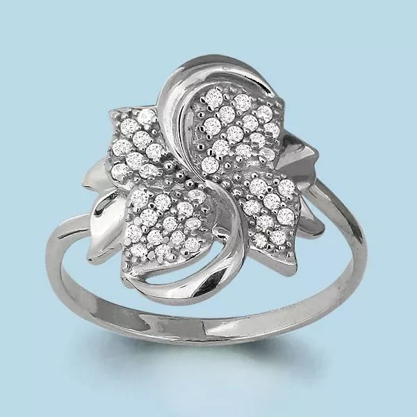 Кольцо, артикул LV63853А, серебро