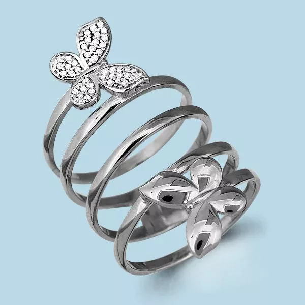 Кольцо из серебра, артикул LV63849А