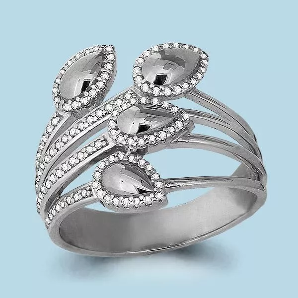 Кольцо, серебро, артикул LV63841А