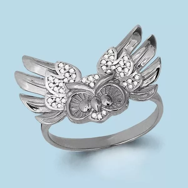 Кольцо, артикул LV63840А, серебро