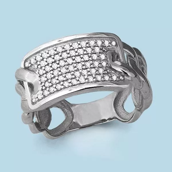Кольцо, серебро, артикул LV63837А