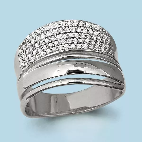 Кольцо, артикул LV63827А, серебро