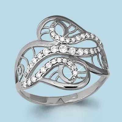 Кольцо из серебра, артикул LV63809А